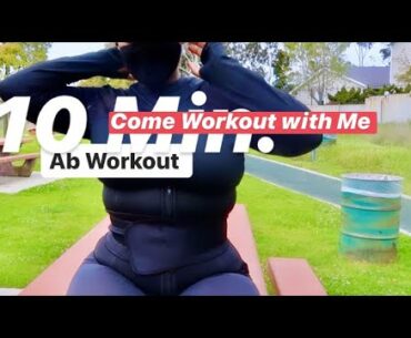 10 Minutes Quarantine  Ab Workout for Beginners, Quarantine Fitness~ Come workout with Me