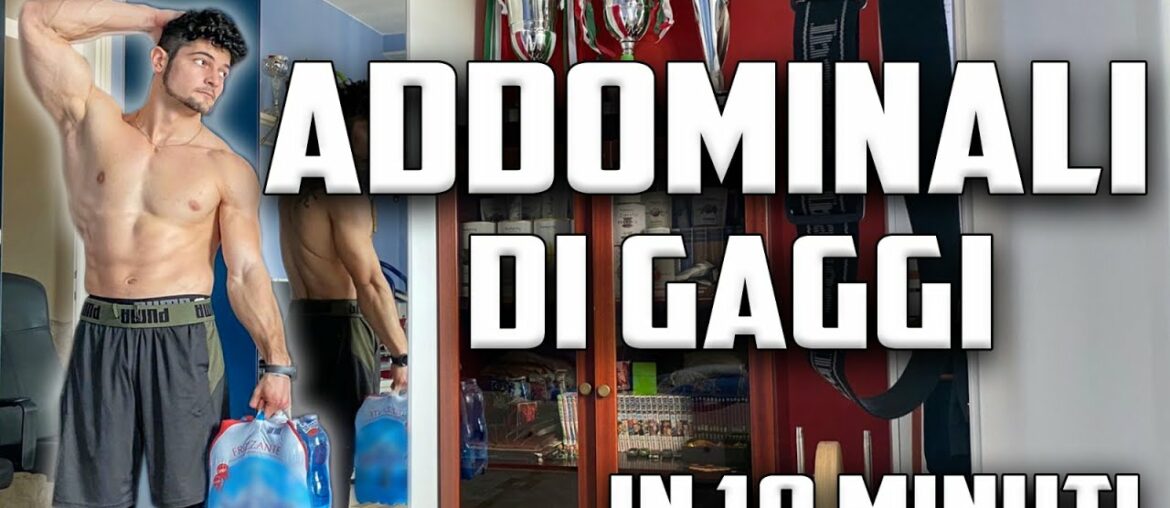 ADDOMINALI SCOLPITI E RESISTENTI IN CASA. CIRCUITO MASSACRANTE DI GAGGI (programma 20 reps)