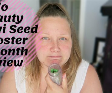 1 Month Halo Beauty Kiwi Seed Booster Skin Vitamin Review! | At Home With Tia