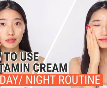 How to Use A Vitamin Cream for Day & Night Routine | By Wishtrend Vitamin 75 Maximizing Cream