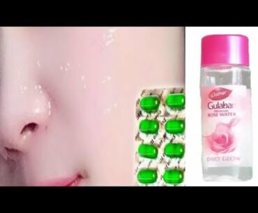 ಬ್ಯೂಟಿಫುಲ್ face 1 tablet ಯಿಂದ/how to use vitamin E capsules for face in Kannada/rosewater in kannada