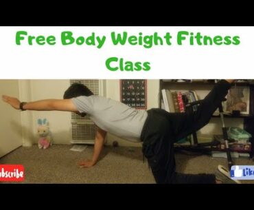 Free YouTube Fitness Class. Bodyweight Class. 4/21/20