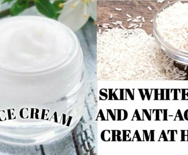 RICE CREAM AT HOME FOR SKIN WHITENING & ANTI AGING|KOREAN BEAUTY SECRET FOR GLOWING AND YOUNG SKIN|