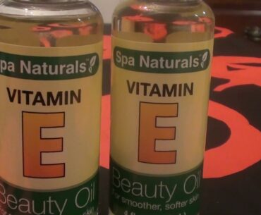 Spa Naturals Vitamin E Beauty Oil Smoother Softer Skin/HAIR REVIEW