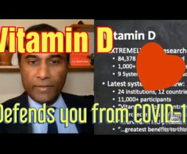 Vitamin D - Defends you from COVID-19