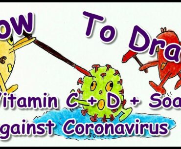How to Draw Vitamin C + D + Soap against Coronavirus
