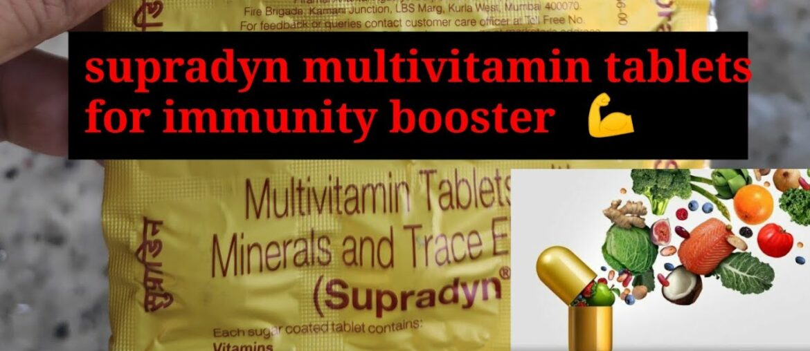 Supradyn multivitamin tables for immunity booster सुपरडीन टेबलेट  से शरीक की प्रतिरोधक छमता बढ़ाए