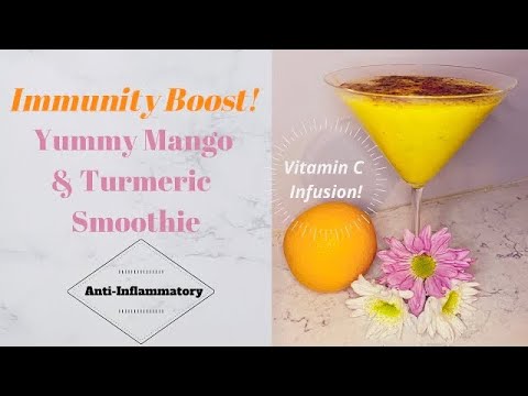 IMMUNITY BOOSTING Mango & Turmeric Smoothie