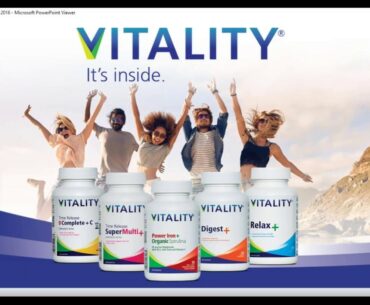 VITALITY - Full Vitamin & Supplement Line