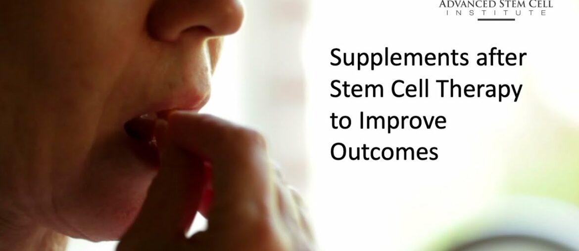Vitamin Supplements for Stem Cell Therapy Recovery | Advanced Stem Cell Institute | Los Angeles