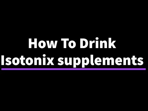 How To Drink Isotonix Supplements!