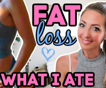 WHAT I ATE + TRAIED to LOSE WEIGHT