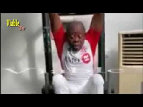 Fear of Coro : Oshiomhole Uses Exercise to Boost His Immunity Against Coronavirus