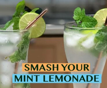 BUMP UP YOUR VITAMIN C INTAKE WITH THIS SIMPLE LEMON MINT SODA