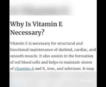 Why Vitamin E is Necessary ? | Prevent Hairloss | Support Healthy Scalp