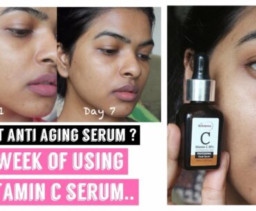 1 Week of Using Vitamin C Serum Challenge || Ft. StBotanica Vitamin C Facial Serum