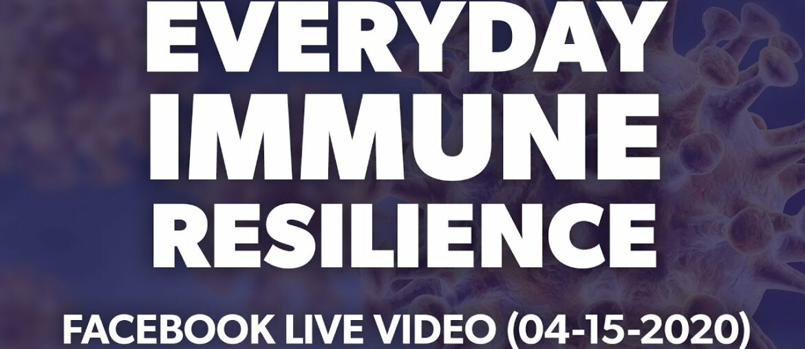 Dr. Datis Kharrazian discusses how immune tolerance improves immune resilience plus viewer Q&A.