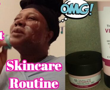 #skincare #PhoneJones Day & Night Skincare Routine The Body Shop Vitamin E Products