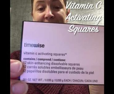 Vitamin C Activating Squares #beautytreatment #skincare