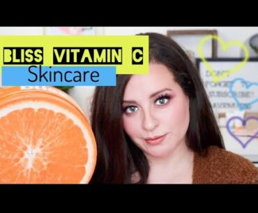 Bliss Bright Idea Vitamin C : New Skincare featuring a Moisturizer, Serum and Eye Cream!