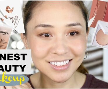 HONEST BEAUTY MAKEUP REVIEW | WEAR TEST