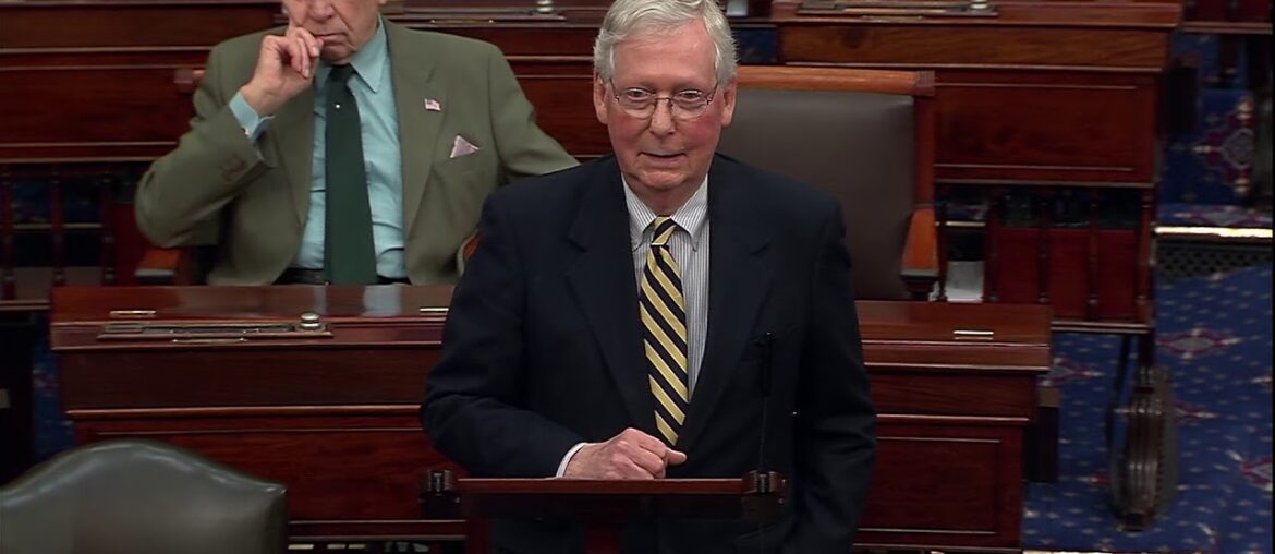 McConnell: 'We're not immune... Coronavirus has HIT THE SENATE today as well'