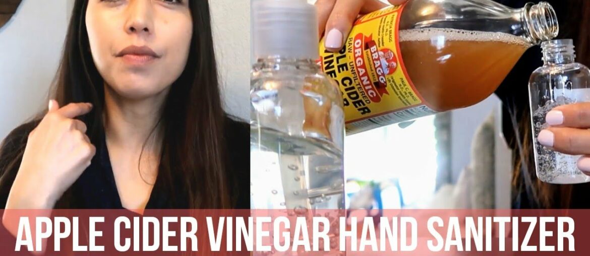 DIY APPLE CIDER VINEGAR HAND SANITIZER + IMMUNE BOOSTING HACK