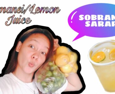 CALAMANSI LEMON JUICE | VITAMINS FOR OUR IMMUNE SYSTEM DURING QUARANTINE (ECQ)