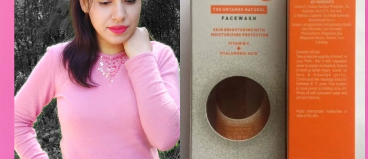 Vitamin C facewash चमकती साफ स्किन के लिए। Remove dark spots, pores glowing skin (for all skin type)