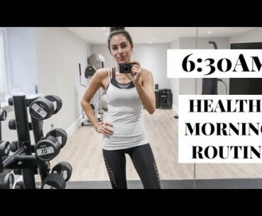6:30AM REAL LIFE "HEALTHY" MIRACLE MORNING ROUTINE | Lydia Elise Millen