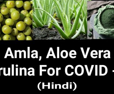 Use Amla, Aloe Vera and Spirulina For CODID - 19 (Hindi)