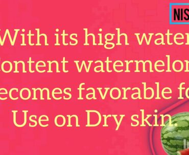 Watermelon Face Pack for Dry Skin || #skincareroutine #naturalskincare #skincare #beauty #dryskin