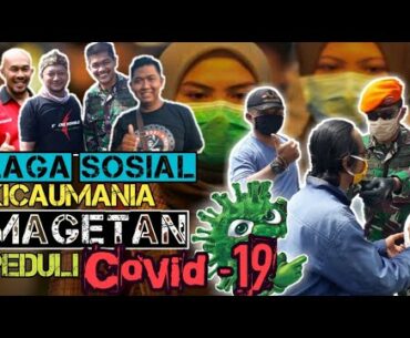 PEDULI Covid-19..!! kicaumania MAGETAN dan JALARATU bagikan ribuan Masker & Vitamin GRATISSS