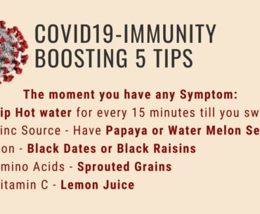 How to Boost Immunity to Fight CoVid-19 Corona Virus Infection | 5 Tips | Interview by Dr. P P Devan