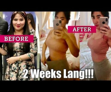 PAANO PUMAYAT NG MABILIS NG WALANG GASTOS (NO GYM) IN 2 WEEKS | MY WEIGHT LOSS JOURNEY