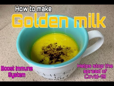 BUILD YOUR IMMUNE SYSTEM(Tumeric Golden Milk) stop covid-19- beautybyposh