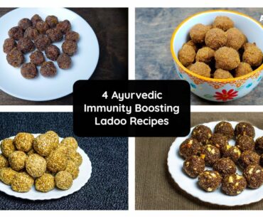 4 Ayurvedic Immunity Boosting Ladoo Recipes | Laddu Recipes | Mulethi, Ashwagandha, Sesame, Aliv |