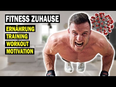 So geht FITNESS ZUHAUSE richtig! | Training, Ernährung und Workout mit Trainingsplan