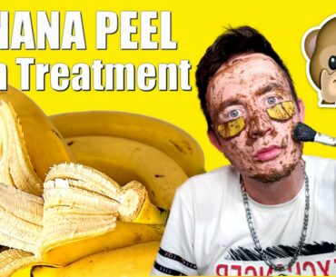 Amazing Banana PEEL skin treatment | Vitamin C Infused | Natural Botox Beauty Hack 2020