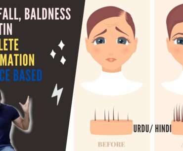 Hair Loss |Baldness| & Biotin |Complete Guide Science Based |Urdu/Hindi