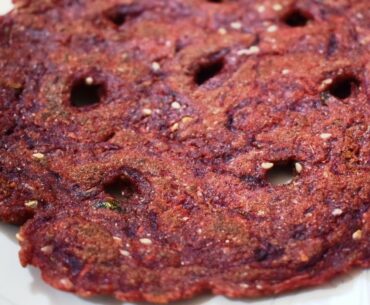 BEET CARROT HIGH FIBER THALIPITH #KIDS SPECIAL BREAKFAST #IRON RICH HEALTHY #IMMUNE BOOSTING RECIPE