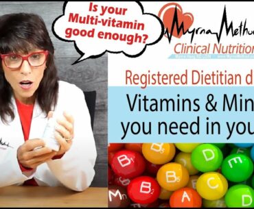 Registered Dietitian: Vitamins & Minerals you need in your Diet! -"Is your Multi-vitamin enough?"