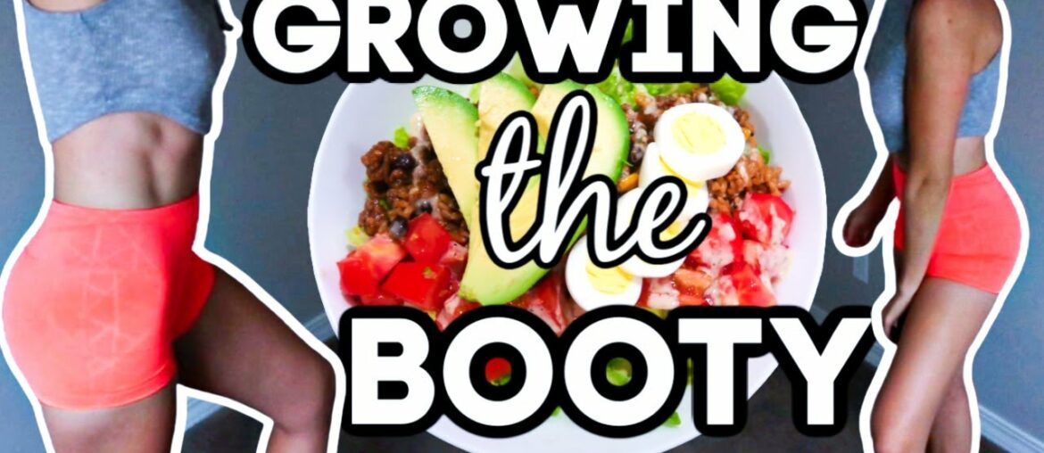 GROWING THE BOOTY AT HOME // Workout Included // What I Eat To Grow the Glutes