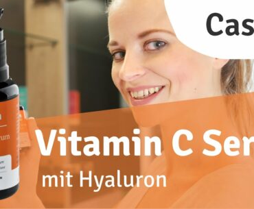 Vitamin C Serum mit Hyaluron von Casida ✅▶️ für strahlende und gesunde Haut ◀️✅