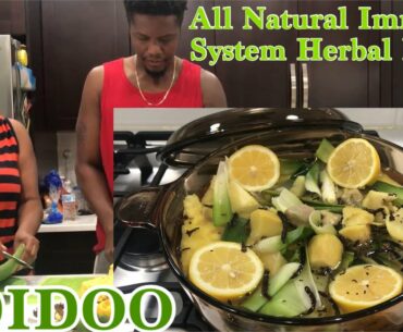 ALL NATURAL IMMUNE SYSTEM HERBAL DRINK | COOK WITH HUBBY & I