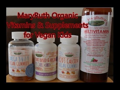 Vitamins & Supplements for Vegan Kids - MaryRuth's Organic Vitamins