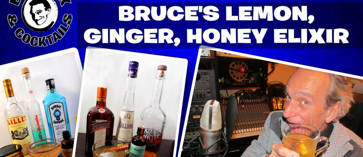 Bruce's LEMON, GINGER, HONEY ELIXIR! Great boost for your immune system!