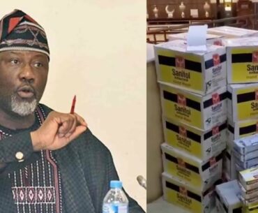 Covid-19: Dino Melaye donates free hand sanitizers, vitamin C, prays for Nigeria