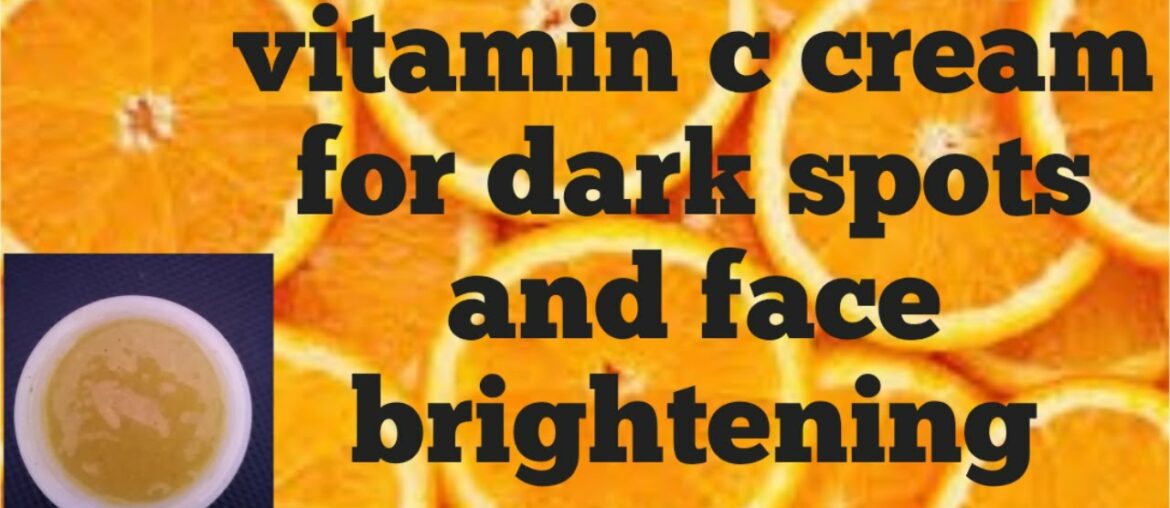 DIY vitamin c cream for dark spots/ orange cream/malayalam