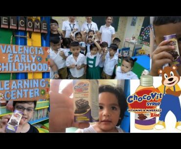 Thank you Chocovit for sharing vitamins with Valencia kids!